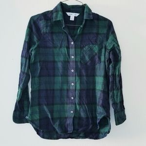 Fall Plaid Shirt XS